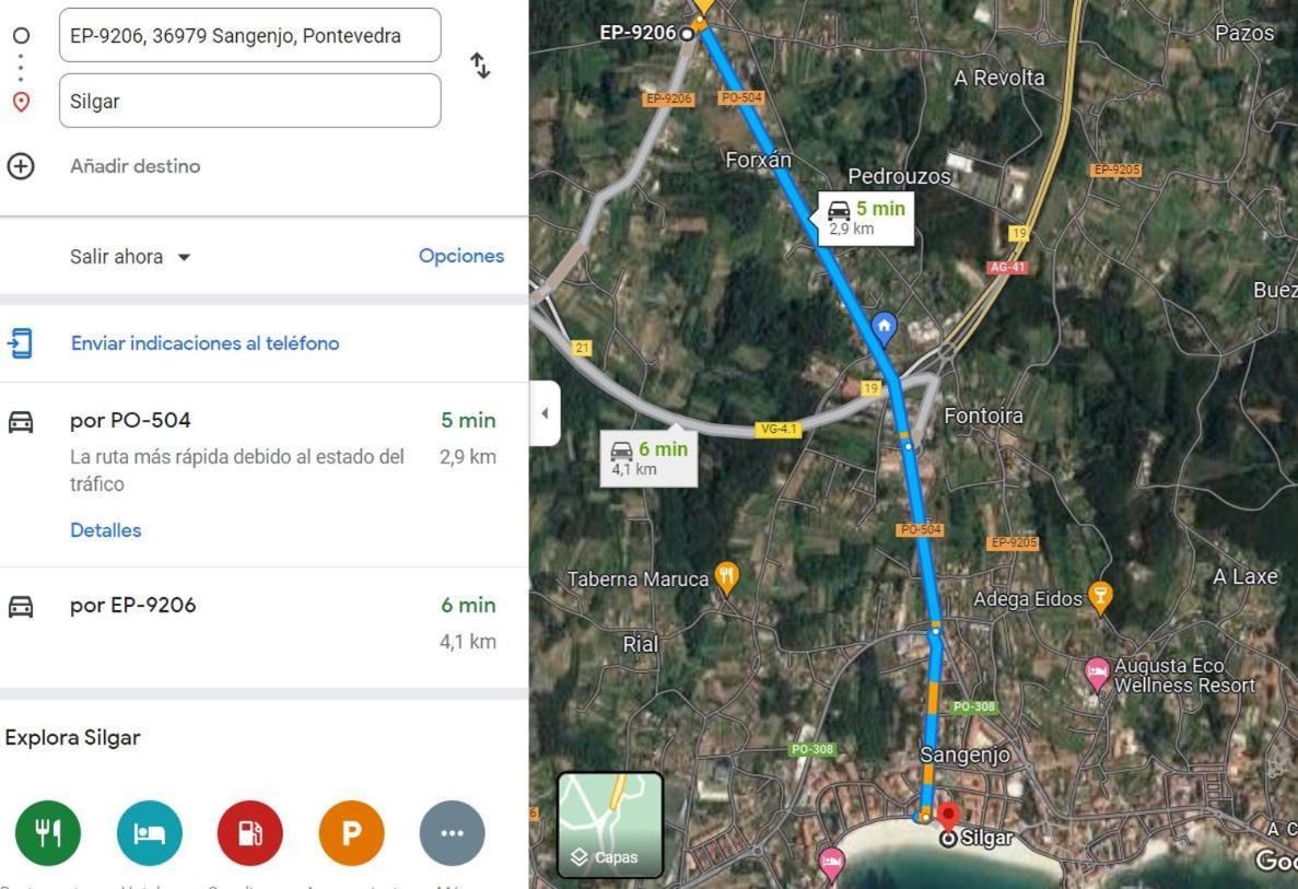 "Sanxenxo Holidays" Atico Con Garaje, Barbacoa Y Piscina A 5 Min Del Centro Zewnętrze zdjęcie