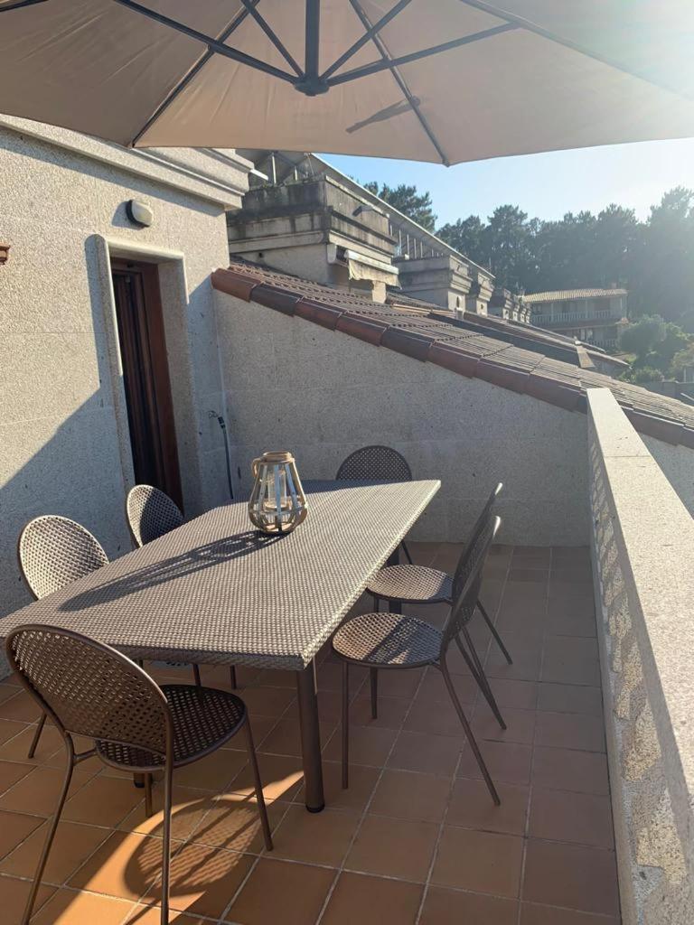 "Sanxenxo Holidays" Atico Con Garaje, Barbacoa Y Piscina A 5 Min Del Centro Zewnętrze zdjęcie