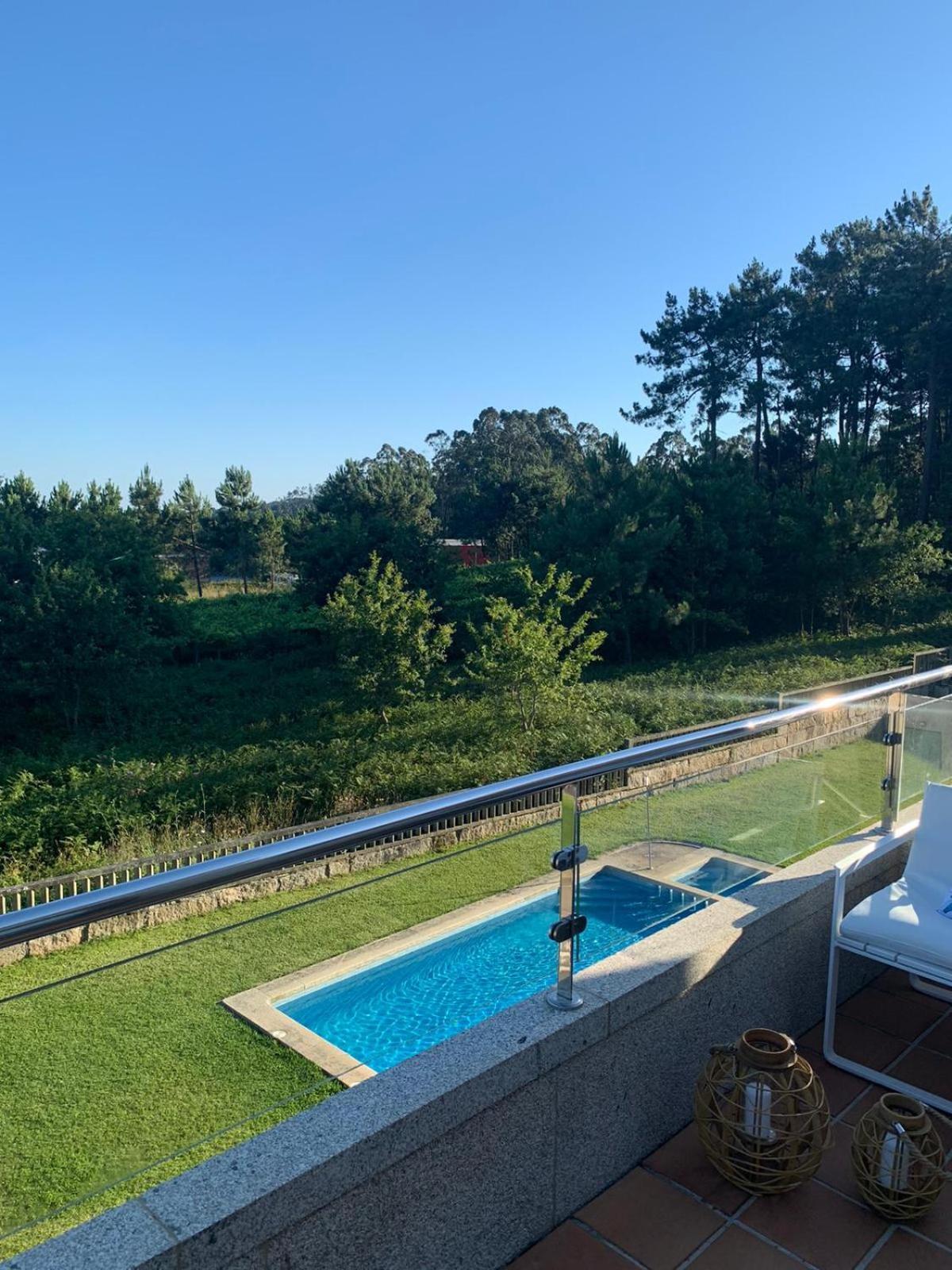 "Sanxenxo Holidays" Atico Con Garaje, Barbacoa Y Piscina A 5 Min Del Centro Zewnętrze zdjęcie